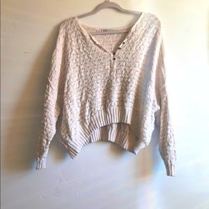 Free People Beach Oversized Sweater Henley